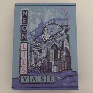 Fairyloot Neon Lies Book Vase